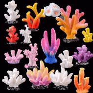 Cake Decoration / Resin and Stone Sea Theme Anemone Aquarium Decoration / Sea Coral