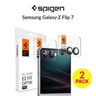 [2 Pack] Spigen Samsung Z Flip 7 Optik Pro HD Lens Protector Glas.tR EZ Fit Tempered Glass Galaxy Z 