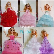 Gantungan Kunci Boneka Barbie Berbie Besar Warna Warni Anak