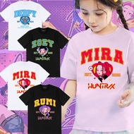 Kaos 2025 Kpop Demon Hunter T-Shirt Huntrix MIRA Inspired Tshirt Baju Demon Hunter Mira Fans Clothes