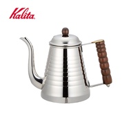 Kalita Stainless Steel Log Handle Corrugated Hand Pour Pot 1.0L