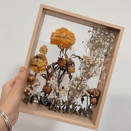 Flower Frame 4cm Depth Hollow Frame double-sided glass photo frame jewelry dehydrated flower storage
