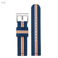 watch band Braided nylon watch strap for Armani Tudor Omega Seamaster 300 canvas strap 20 22mm