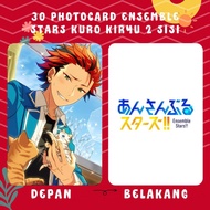 [30 Pcs] ENSEMBLE STARS PHOTOCARD KURO KIRYU PRINT 2 SIDES