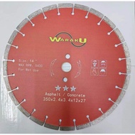 WARAKU 350MM 14INCH ASPHALT DIAMOND BLADE PISAU POTONG JALAN TAR