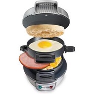 [o美國直購] Hamilton Beach 25475 Breakfast Sandwich Maker, Gray DIY早餐 漢堡機 三明治機