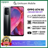 OPPO A74 5G | 6GB + 128GB 1 Year Warranty New Original Phone