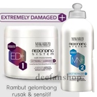 MAKARIZO Rebonding System Smoothing (Step1+Step2) Pelurus Rambut