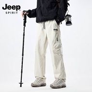 JEEP SPIRIT 2025 กางเกงหลวมทุกเพศกางเกงชาร์จกลางแจ้งเหมาะกับทุกเพศ
