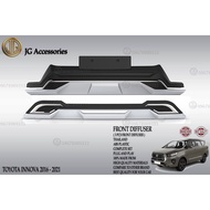 【Hot Sale】TOYOTA INNOVA 2016 - 2021 FRONT AND REAR BUMPER GUARD/BUMPER NUDGE BLACK SILVER COMBINATIO