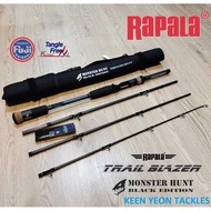 RAPALA TRAIL BLAZER MONSTER HUNT JUNIOR / LIGHT BLACK EDITION TRAVEL ROD