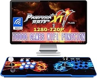 10000 Games in 1 Pandoras Box Arcade Game Console, 3D Double Stick WiFi Arcade Machine for PC, Proje