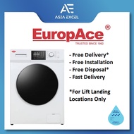 EUROPACE EWD 6850U (EWD6850U) 8/5KG INVERTER FRONT LOAD WASHER CUM DRYER