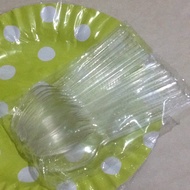 Plastic spoon,/ pudding spoon, cake spoon