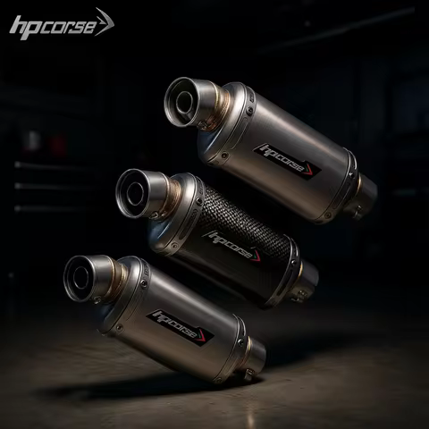 Universal Motorcycle Exhaust Tail Pipe Modify T98 Dripping Muffler with DB Killer For 250SR 400NK VE