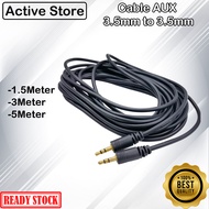 Cable AUX 3.5mm to 3.5mm / Cable 2RCA to 2Mono Jack / 2Mono Jack to 2RCA 1.5m/ 3m/ 5m