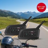 V6C 1500M Referee Bluetooth Intercom Headsets – Enables Communication for 2-6 Groups in Soccer, Hand