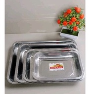 Stainless Tray Tray Tray Buffet Food Serving Container Square Tray