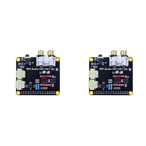 New Design~ 2X For Raspberry Pi5 HIFI Audio HAT PCM5122 I2S DAC Sound Card For Raspberry Pi 5, Pi 4,