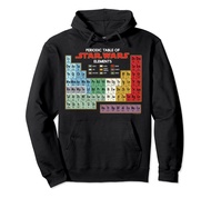 Periodic Table of Elements Graphic Hoodie Pullover Hoodie