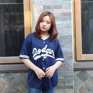 Dodgers navy mat SOFT DRYFIT Unisex Baseball Shirt