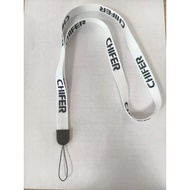CHIFER White neck strap, long strap for hand fan