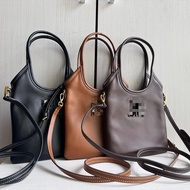 M Imported Cowhide mini Isetan tote Bag Full Leather Genuine Leather mini tote Shoulder Bag Diagonal