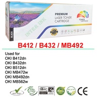 หมึกพิมพ์ OKI B412 / B432 / MB492 (3K) สีดำ Premium