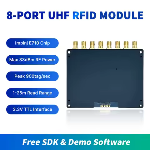 TY903 Impinj E710 Chip 25m Long Range 8 Ports RFID Module for UHF Fixed Reader RFID UHF Reader Modul