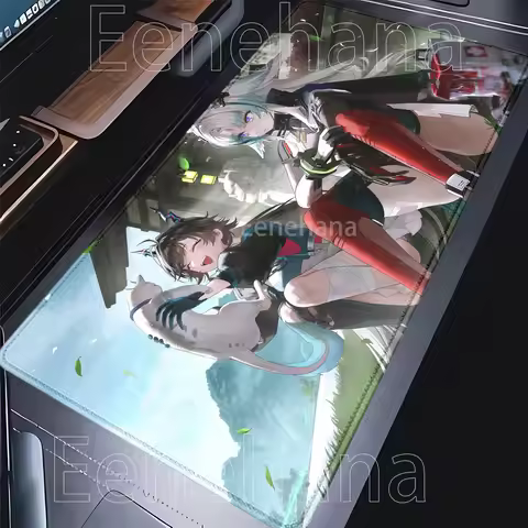 Larger Mouse Pad HD Printing Arknights Endfield Rubber Anime Girl Non-slip Gaming Keyboard Mousepad 