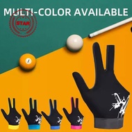 Billiards Gloves 3 Fingers Elastic Billiard Gloves Breathable Comfortable Gloves Lightweight M6m4