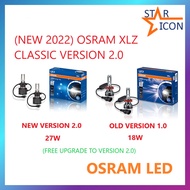 #Ready Stock Original OSRAM LED H1 H4 H7 H8 H11 H16 HB3 HB4 9012 HIR2 6000K White XLZ Driving Led Ca