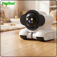 MagiDeal App-Controlled Pet Camera Robot Wireless Pet Camera with Wheeled Base Movable Panoramic for