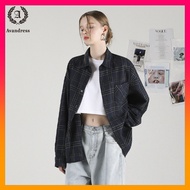 AVANDRESS Nana Overfit Check Shirt