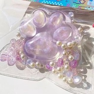 Crystal Taba Squishy Toy Cat Claw Mochi Fidget Toy Slow Rebound Stress Relief Toy Pinch Soft Squeeze