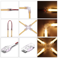 COB LED Strip Connector 3pin for 10mm CCT LED Light Tape Fast Connector