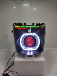 REFLEKTOR LAMPU PROJIE BILED BEAT FI SETATER KASAR ALA ALA BILED BEAT FI 2013 SAMPE 2015