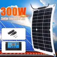 15W 18V MC4Output Solar Flexible Panel Rechargeable12V Battery Controller Support300W
