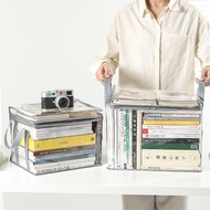 Transparent Transparent Visible Thickened Student Household Book Storage Box Storage Box Large Capac