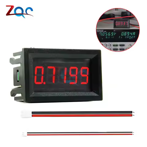 High Precision 0.36 inch 5 Bits Digital LED Display Ammeter DC 0.0000-3.0000A/5mA/50mA Current Meter
