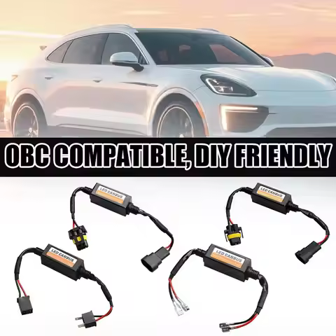 LED Headlight Canbus Decoder Anti-Flicker Error Canceller for H7 H4 H11 9005 9006 LED Bulbs No Warni