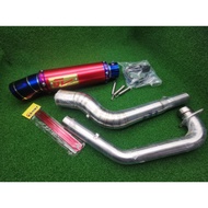 GL EXHAUST CQ75 SUPER OPEN TEMBAK BULAN LC135/Y15ZR BIG CORK CUTTING NLK