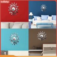 {bolilishp}  Sun Flower Shape DIY Modern Mirror Wall Sticker Decal Home Bedroom Decorations