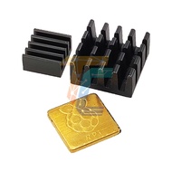 Raspberry Pi 3 4 Heat Sink Copper Aluminum Heatsink Radiator Cooler Kit for Raspberry Pi 3B+ Plus