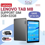 LENOVO TAB M8 [2GB+32GB] SUPPORT SIM CARD LENOVO MALAYSIA WARRANTY