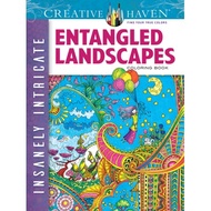 (ART) Creative Haven Coloring Books - Insanely Intricate Entangled Landscapes