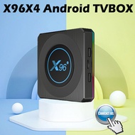 (Full-load app) 2023 X96X4 NEW BOX Android11 4GB RAM 32GB 64GB ROM amlgic S905X4 1000M LAN support 2