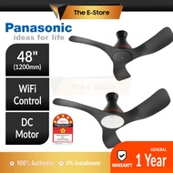 Panasonic 48" WIFAN Wifi 3-Blade Ceiling Fan | F-M12ECVBKH F-M12GCVBKH (Kipas Siling 风扇 F-M12EC F-M1