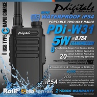 PDigitals Mini Waterproof Walkie Talkie PDi-W31