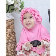 JJ - RAINA KRIWIL CHILDREN'S HIJAB 0-3 YEARS COOL JERSEY MATERIAL